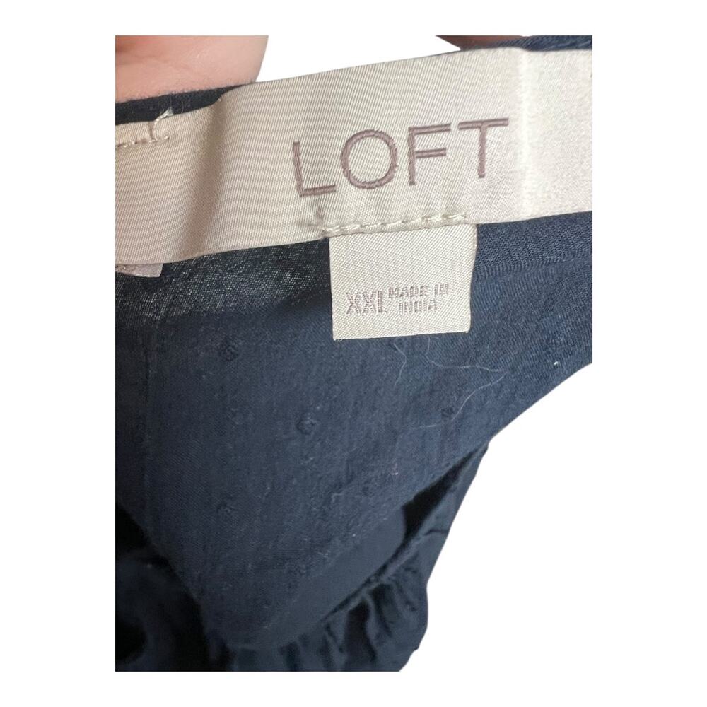 LOFT XXL Womens Blouse Shirt Top Career Business Casual Office Preppy Twee - Picture 5 of 6